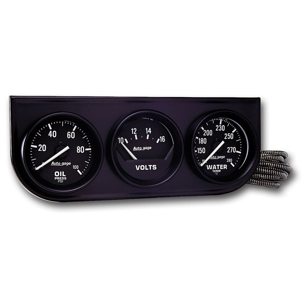 2397 Autogauge Console Oil/Volt/Water Gauge 2397 Autogauge Console Oil/Volt/Water Gauge