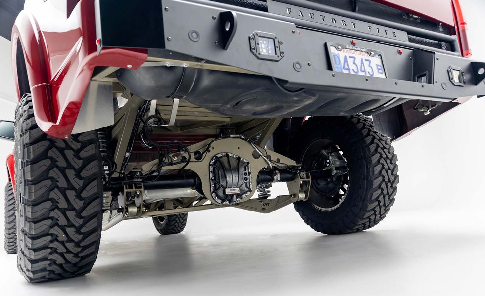 Factory Five XT-1 Ford F-150 rear axle and suspension factory five xt1 ford f150 rear axle and suspension